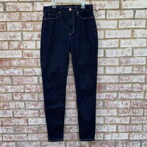 Banana Republic Jeans 29L Dark Blue High-Rise Skinny Stretch